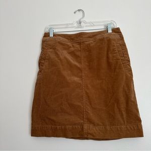 Talbots tan corduroy skirt size 6